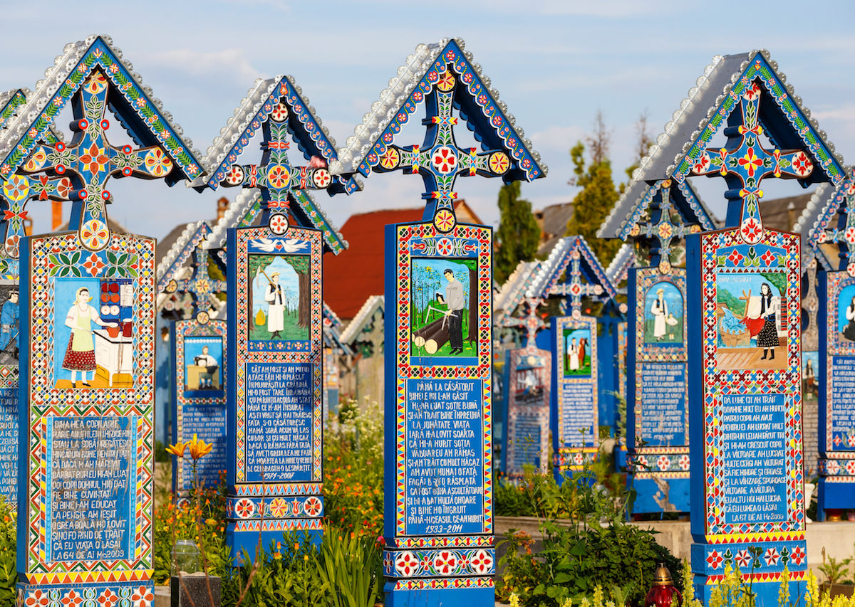 Le cimetière joyeux de Sapanta Roumanie